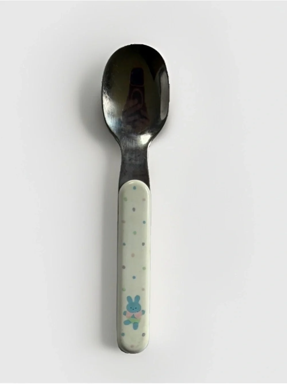 Vintage 90s Toddler Spoon Lot Barney Blues Clues Bunny Stainless Steel Flatware